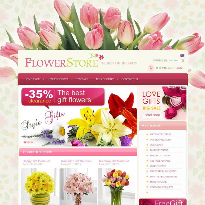 Thiết Kế Website Shop Hoa